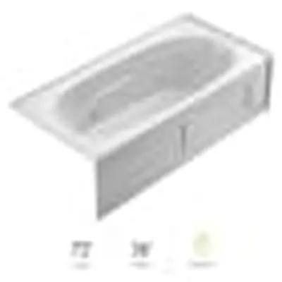 Jacuzzi PC43959 Signature Rectangle 7236 Skirted Whirlpool With Armrests