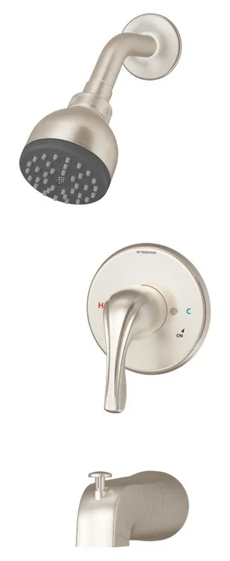 Symmons 9602-PLR-1.5-STN CCY 1.5 1HDL LEV T&S FCT SN