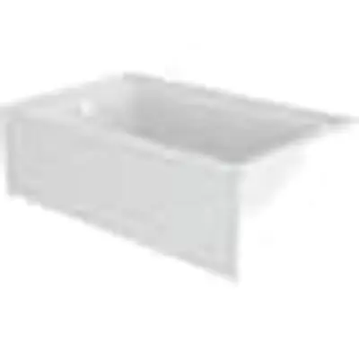 Jacuzzi PZ40959 Signature Rectangle Soaking Tub 60X36 Skirted Left Access Panel White