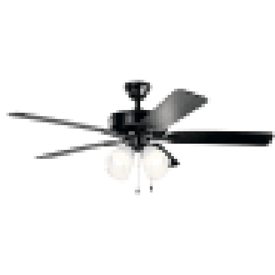 Kichler 330016SBK CCY SABL 52 CEIL FAN W/ LED