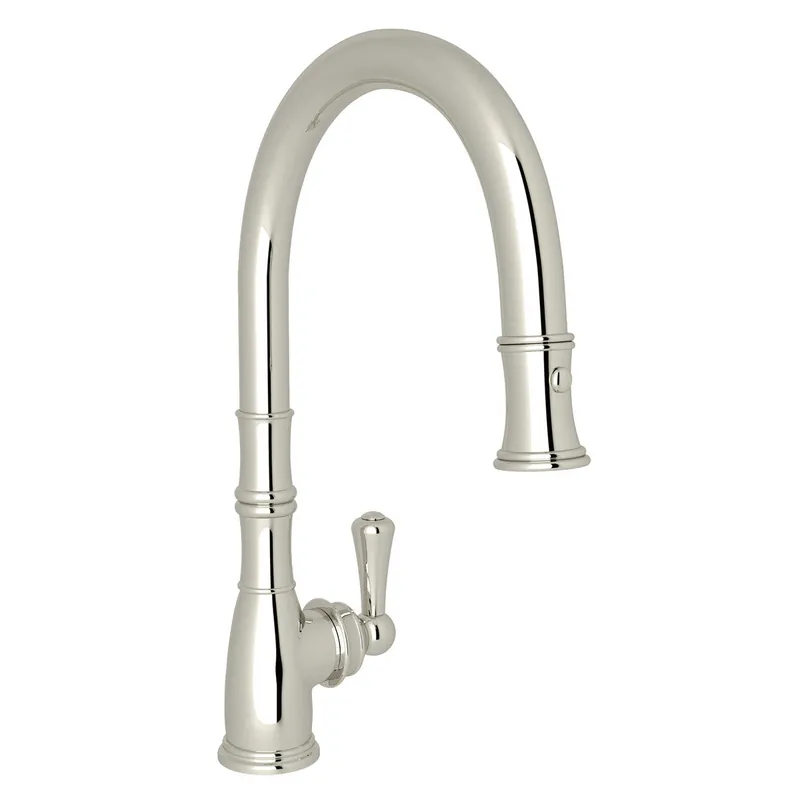 Rohl U.4744PN-2 Kitchen Faucet Traditional Pulldown Polished Nickel