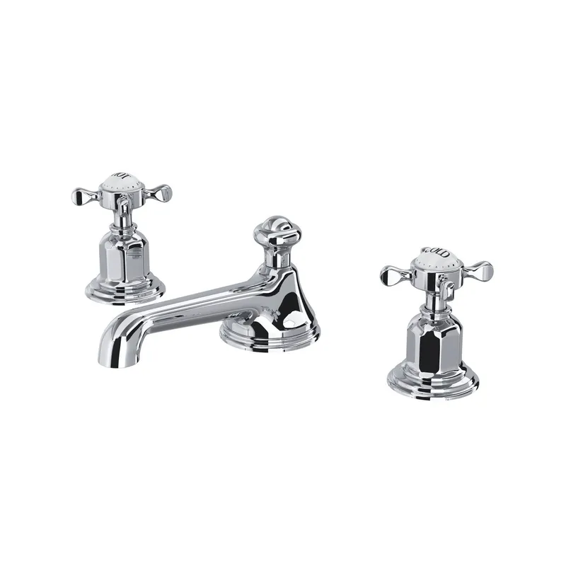 Rohl U.3706X-APC-2 Edwardian Widespread Lavatory Faucet