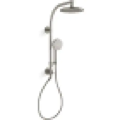 Kohler 27118-G-BN CCY 1.75 1F SHWRHD W/ H/SHWR&SLDBR
