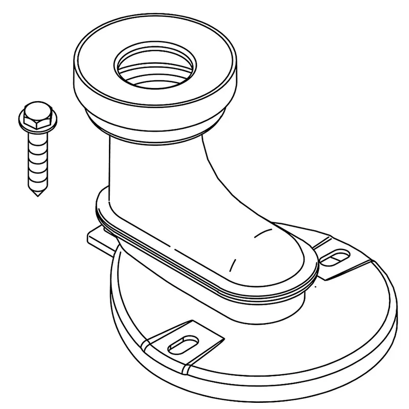 Kohler 1302617 Trapway Plastic Service Kit