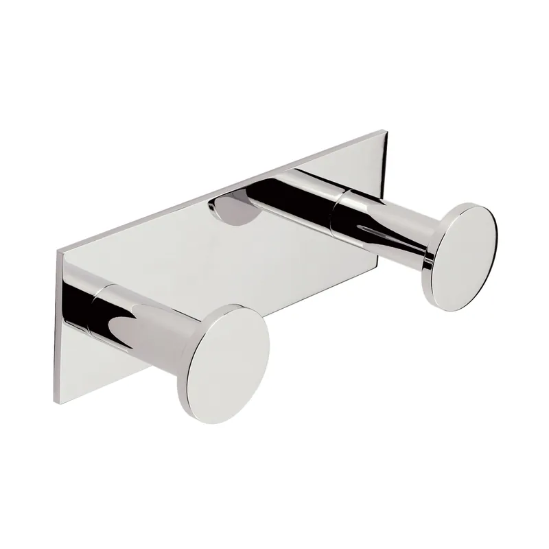 Brass Tech 2810D/PC Surface Double Robe Hook