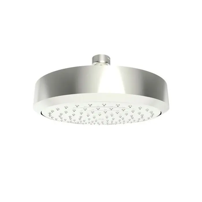 Brass Tech 2141/15 Newport Brass Tub & Shower Single Function Shower Head - Polished Nickel