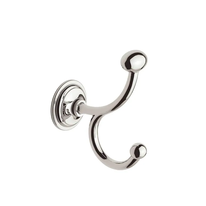 Brass Tech 2611/PC DBL ROBE HOOK POLISHED CHROME