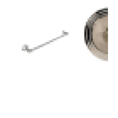 Brass Tech 34-02/15 Towel Bar Polished Nickel