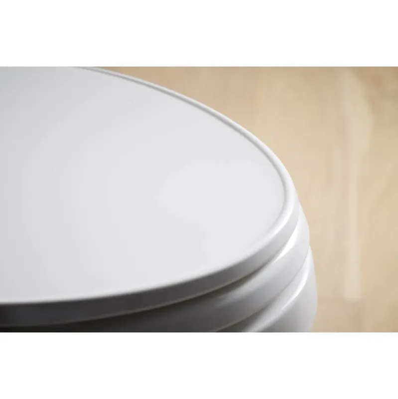 Kohler 24495-A-0 Elongated Toilet Seat Quiet-Close White Plastic