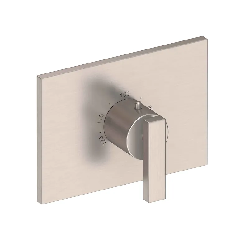 Brass Tech 3-2044TS/15S Rect Trim Plate Handle For 3/4 Tstat Sn