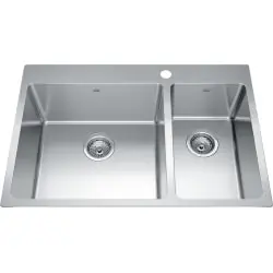 Franke BCL2131R-9-1N Brookmore Topmount Sink