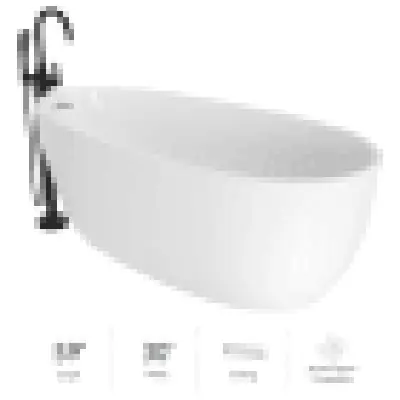 Jacuzzi PV12W59 Bath 59X30 End Oval FS