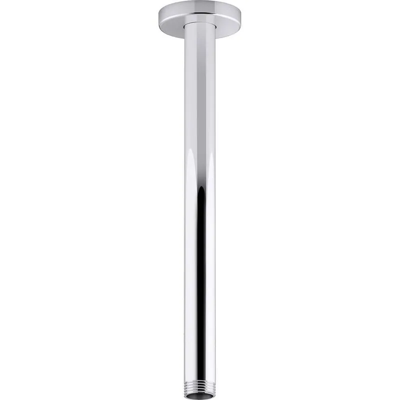 Kohler 26321-CP 12 Ceiling Mount Rain Head Arm With Flange