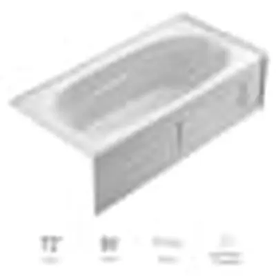 Jacuzzi PC42959 Signature Rectangle 72X36 Right Hand ACR ALCO Bath