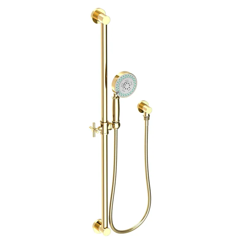 Brass Tech 280F/26 Tub & Shower Slide Bar With Multifunction Hand Shower Set - Polished Chrome
