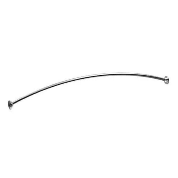Moen DN2160CH CP ADJ 2PC CRVD SHWR ROD