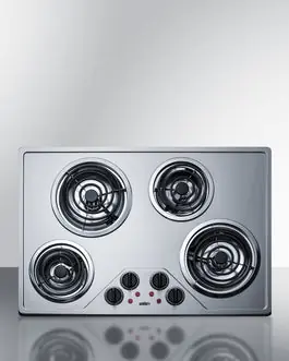 Summit Appliance CR430SS Electric Cooktop 30 Inch