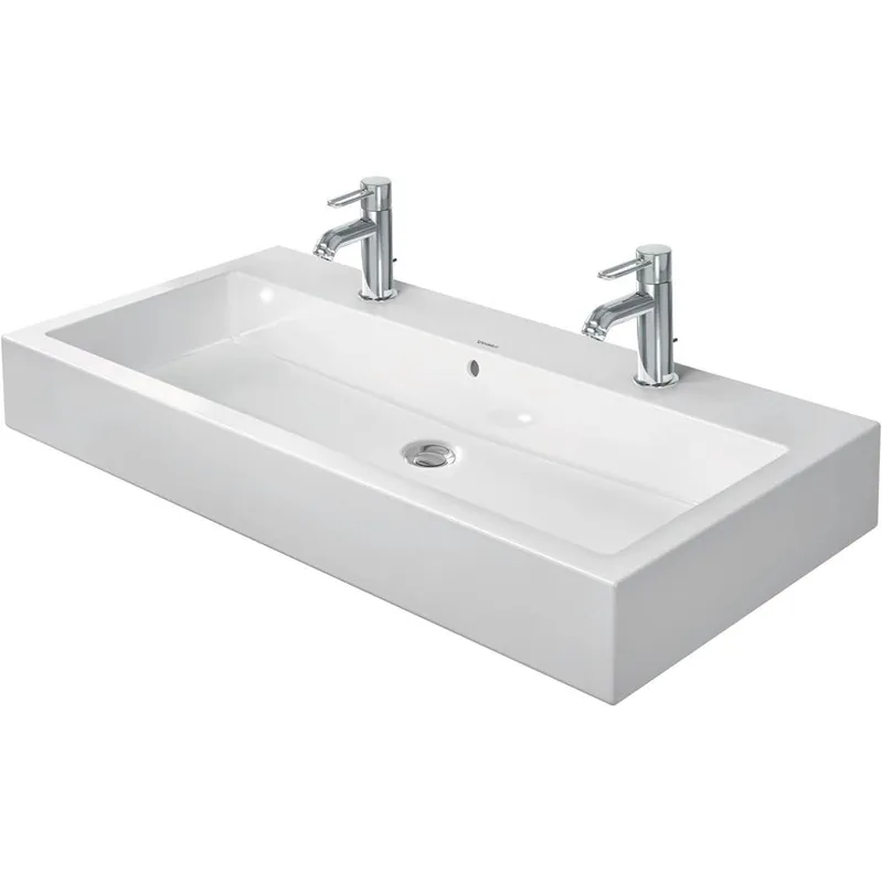 Duravit 04541000241 Countertop WASH Vitreous China Basin 2 Hole White