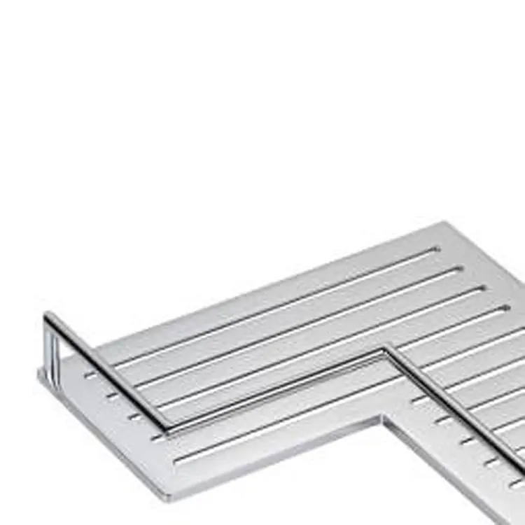Brass Tech 28505/SN Surf Shower Shelf Corner Shelf