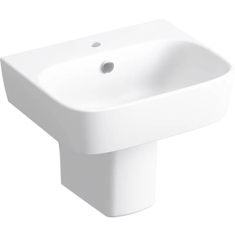 Kohler 77768-1-0 WM VC HALF PED LAV SINK WHIT