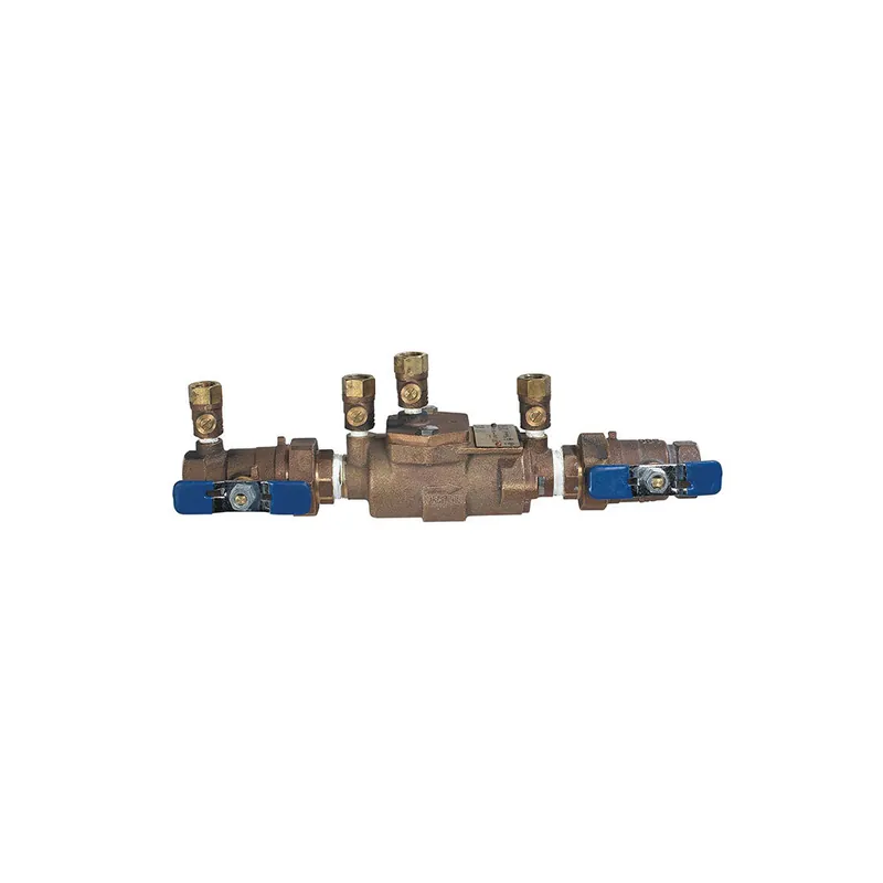 Febco 0122964 LF850U-QT Double Check Backflow Valve with Union Connections Quarter Turn Shutoff, 3/4