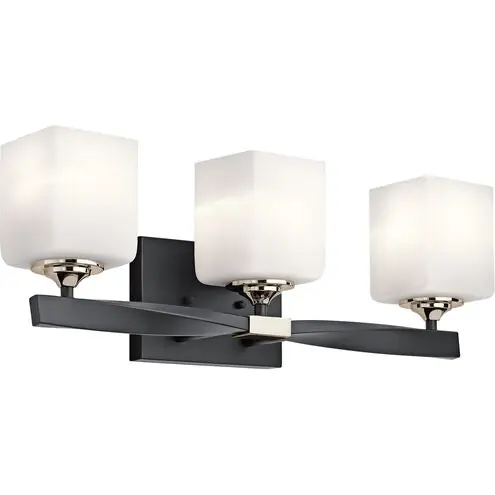Kichler 55002BK Bath 3Light