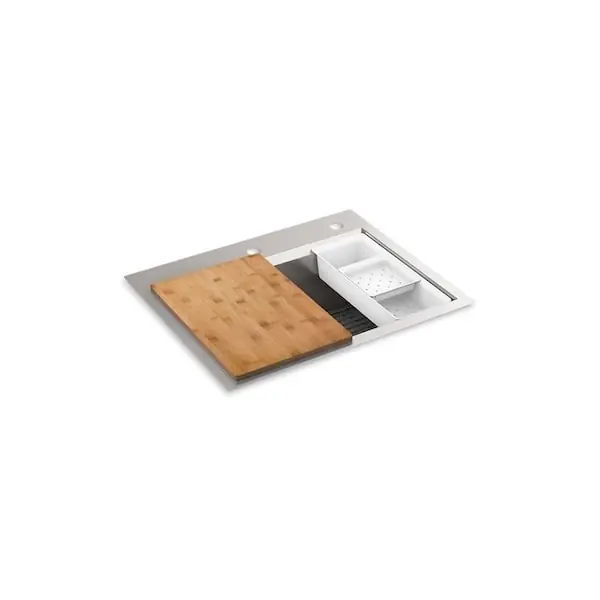Kohler 80086-2PC-NA TASKO Medium Single Basin Sink