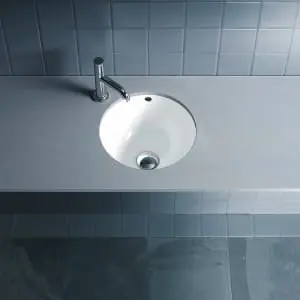 Duravit 0468400000 Architec Undermount Bathroom Sink White