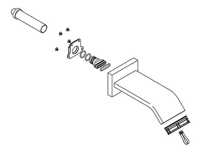 Kohler 1142310-BN Packaged Spout Assembly