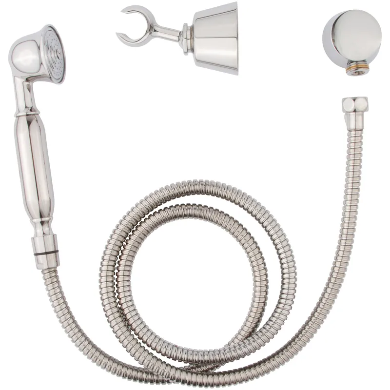 Brass Tech 281A/15 Newport Brass Tub & Shower Hand Shower Set 1.8 WM H/SHWR KIT SN