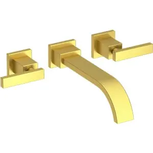 Brass Tech 3-2041/04 Newport Brass Secant Wall Mount Lavatory Faucet Power
