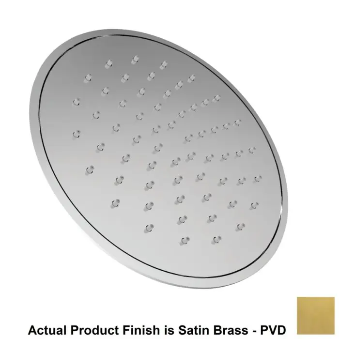 Brass Tech 2152/04 Newport Brass Tub & Shower Rainfall Shower Head - Satin Brass (Pvd)