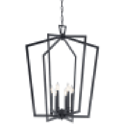 Kichler 43495BK Foyer Pendant 6Lt