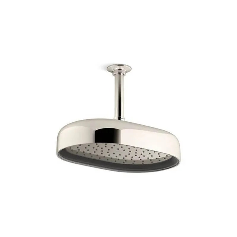Kohler 26293-G-SN Statement Oblong 12 in. Single-Function Rainhead 1.75 Gpm