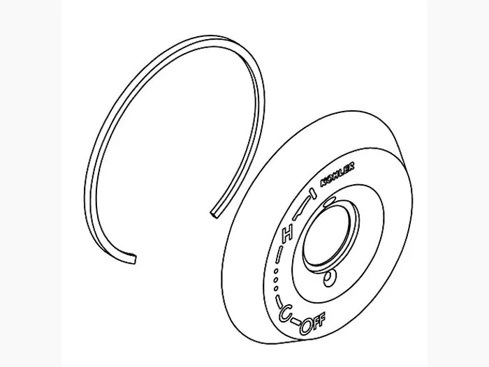 Kohler 1006784-CP Escutcheon Assembly