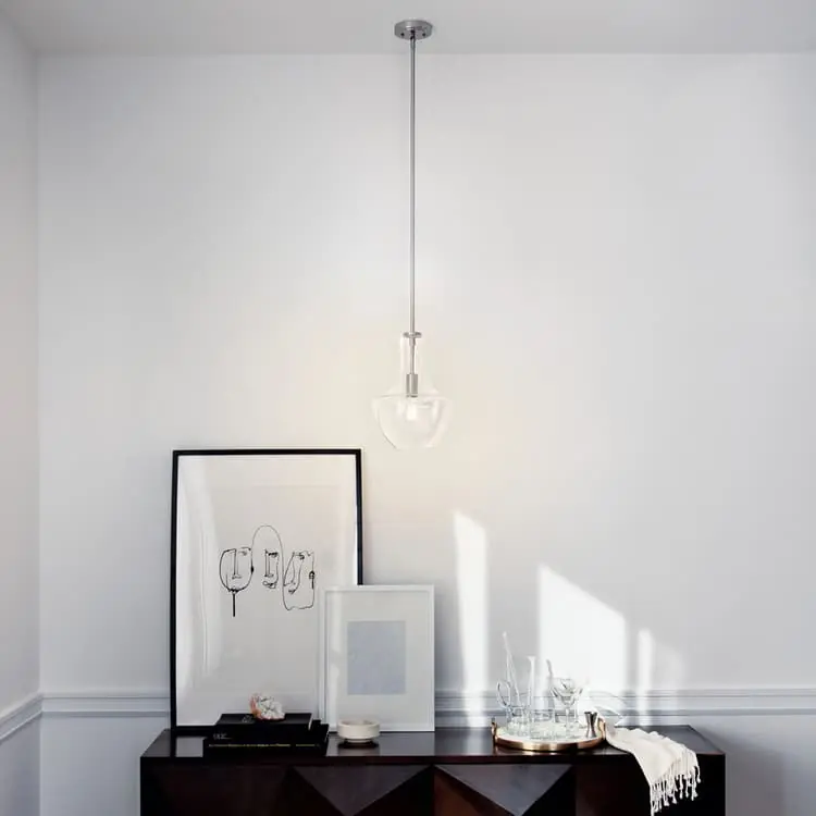 Kichler 42141NICS The Everly Pendant 100W 10.5 Inch