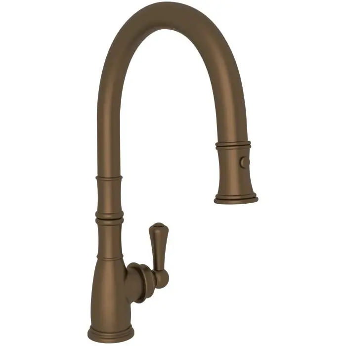 Rohl U.4744EB-2 Pull-Out/Pull-Down Kitchen Faucets - 1-Handle - Bronze