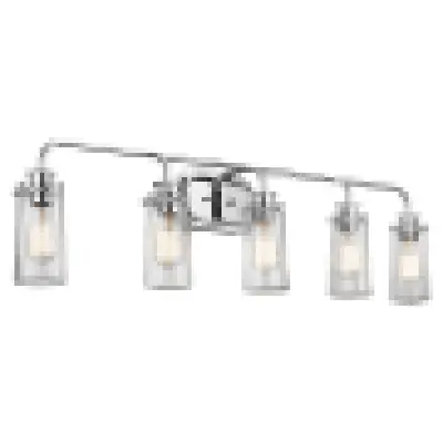 Kichler 45461CH CP 5 60W A19 MED INCAND BATH LGHT