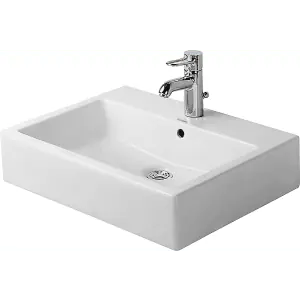 Duravit 0452600000 Vero Above-Counter Bathroom Sink White