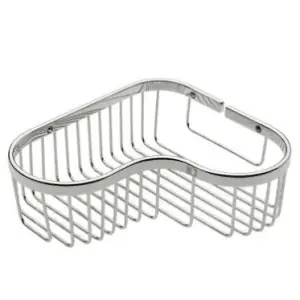 Brass Tech 505L/PC Splashables Large Corner Basket - Polished Chrome