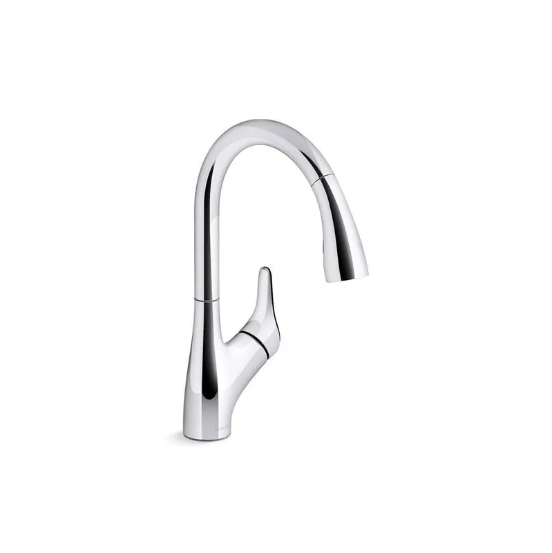 Kohler 30469-CP Rival Pull Down Kitchen Faucet 1.5 GPM