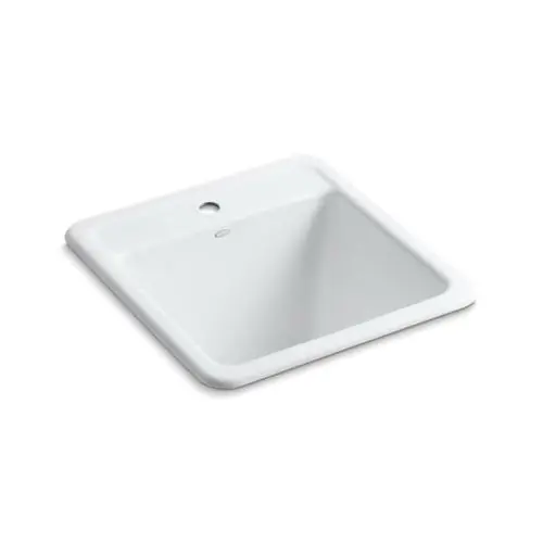 Kohler 19022-1-0 Park Falls 21 X 22 Dual-Mnt Sink 1 Hole