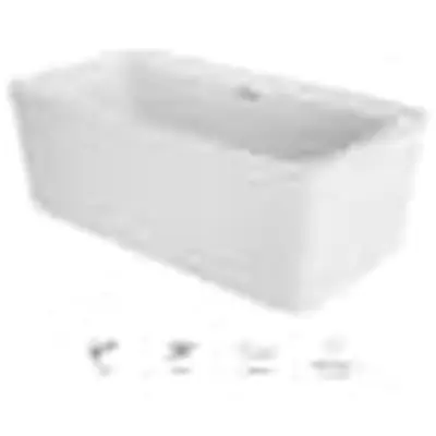 Jacuzzi TRF67-3424JC-AW X 67X34 Free Standing Rectangle Whac Bath