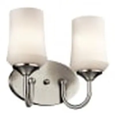 Kichler 45569NI Aubrey Bath Light 2 Light Brushed Nickel