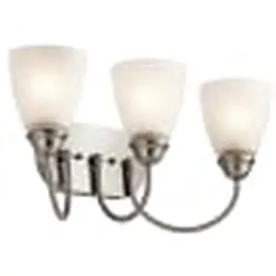Kichler 45639NI The Jolie 20.25in 3 Light Vanity Light