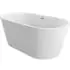 Jacuzzi MZ65W59 Center Acrylic Free Standing Oval Bath