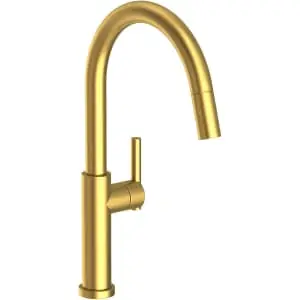 Brass Tech 1500-5143/04 Newport Brass East Linear Pull-Down Kitchen Faucet