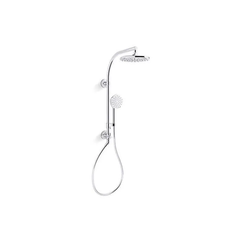 Kohler 27118-G-CP H/Shower Kit With Rainhead 1.75 GPM