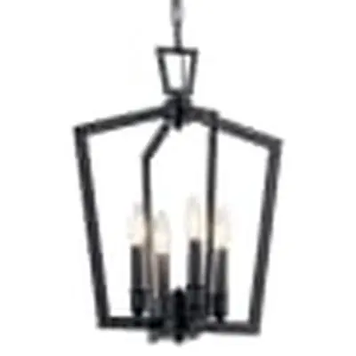 Kichler 43498BK BLAC 4 60W CAND INCAND PEND