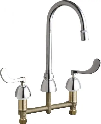 CHICAGO FAUCETS 786-E36XKABCP CONCEALED KITCHEN SINK FAUCET